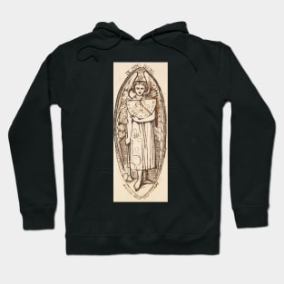 Dantis Amor - Study of Love with a Sundial and Torch by Dante Gabriel Rossetti Hoodie